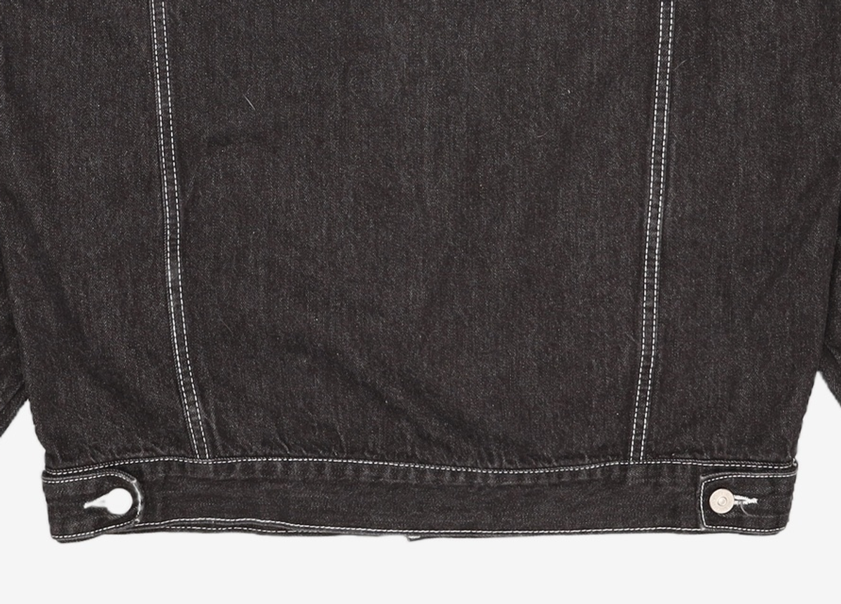 86로드(86ROAD) 2724 Washing denim jacket RAW BLACK L