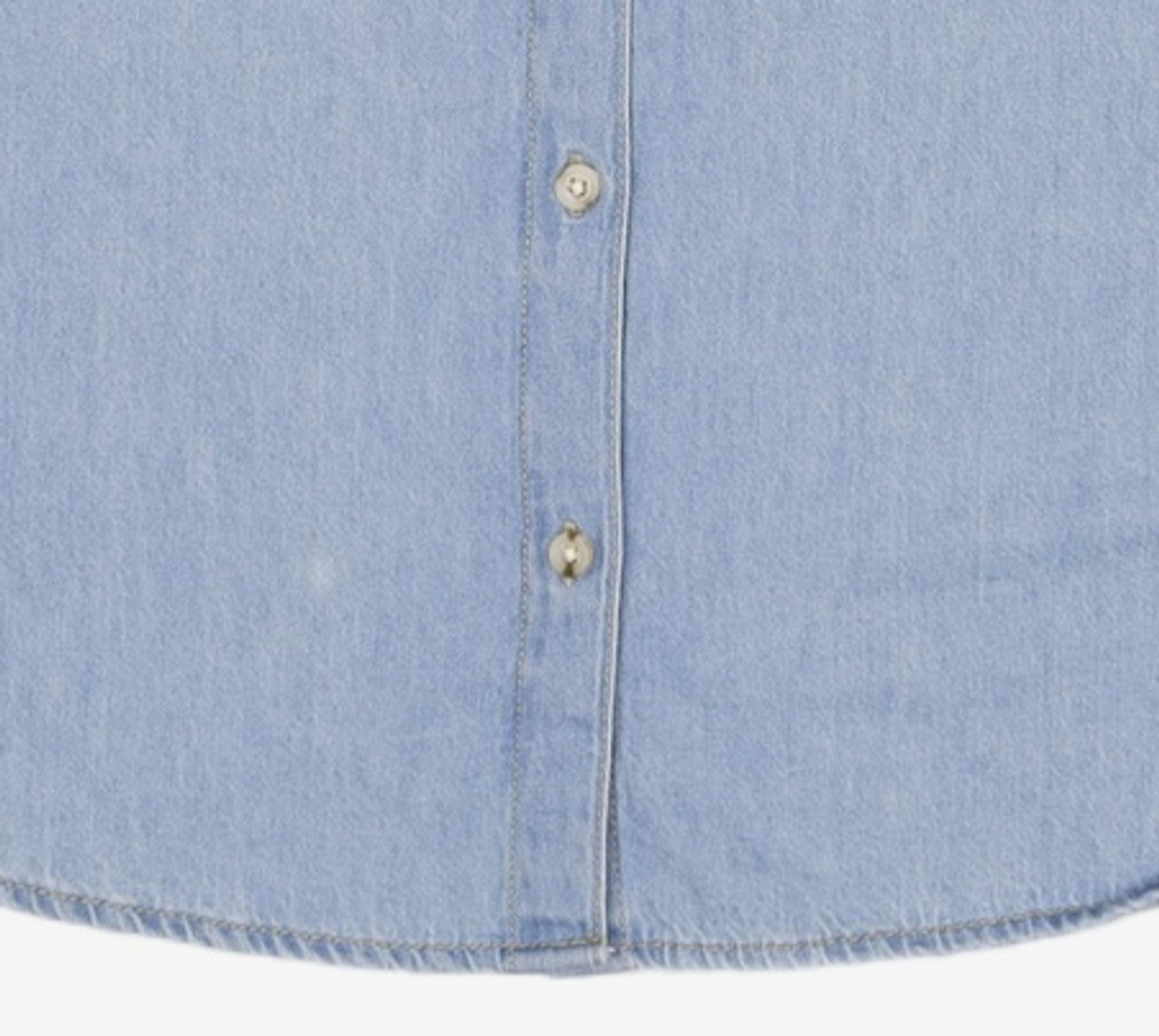 스파오(SPAO) 릴랙스핏 반팔 데님 셔츠_SPYJG24G01 XL