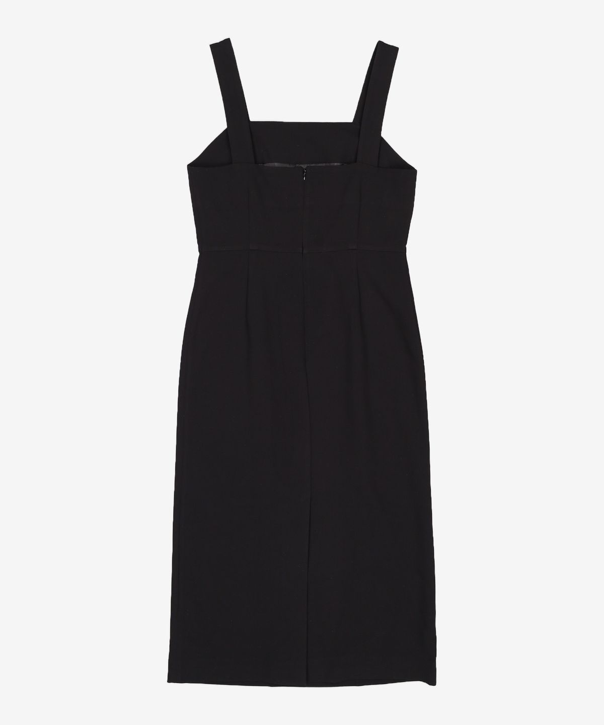 미쏘(MIXXO) 스퀘어넥 레이어드 롱 원피스 MIWOWB911B S