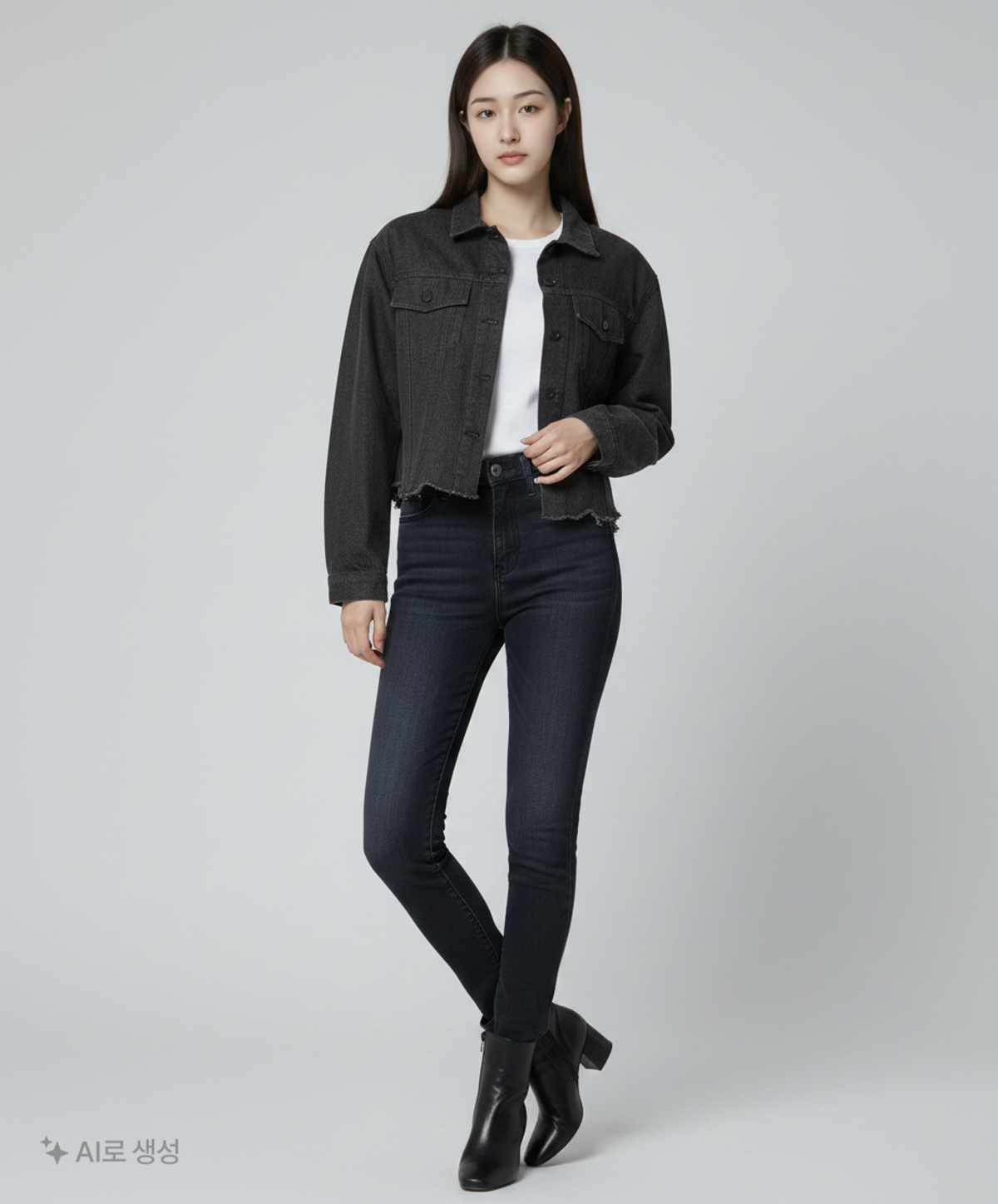 무센트(MUCENT) 데님/트러커 재킷 L