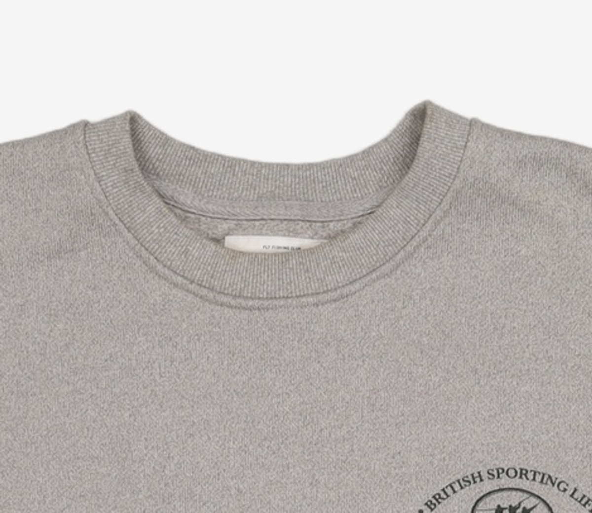 헨리코튼(HENRY COTTONS) [Fly Fishing Club] Fishermen Artwork Sweatshirt_AZTAW24200GYX 100