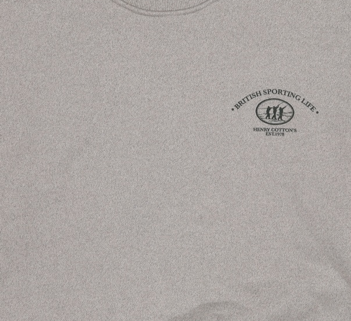 헨리코튼(HENRY COTTONS) [Fly Fishing Club] Fishermen Artwork Sweatshirt_AZTAW24200GYX 100
