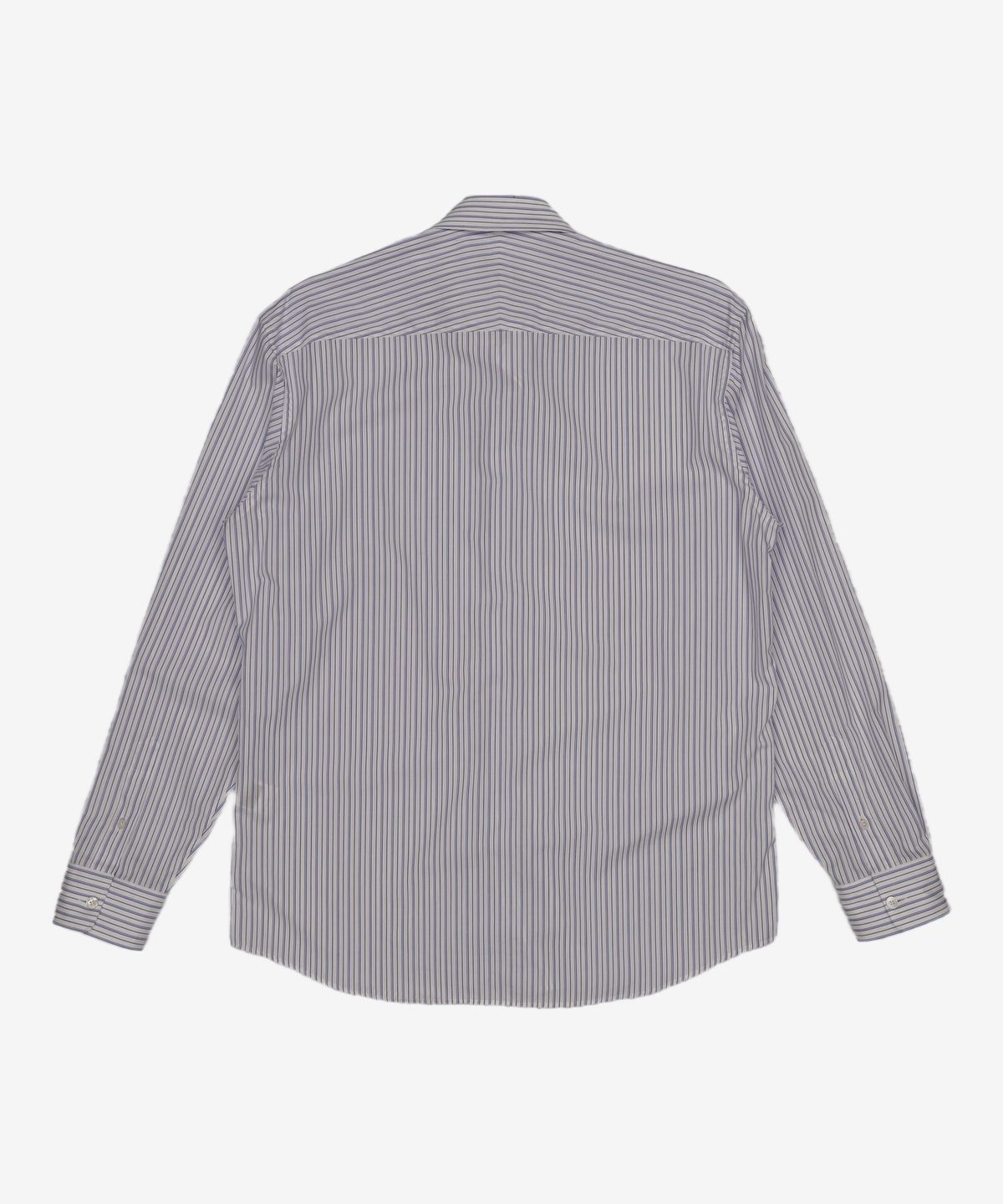 아틀리에 델디오(ATELIER DELDIO) ORGANIC COTTON STRIPE TAPERED SHIRT (BLUE) M
