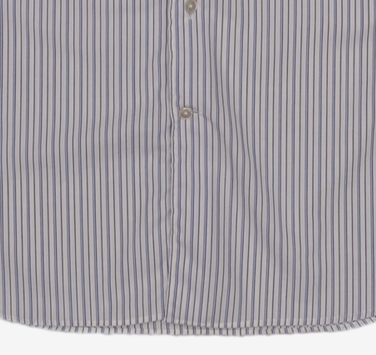 아틀리에 델디오(ATELIER DELDIO) ORGANIC COTTON STRIPE TAPERED SHIRT (BLUE) M