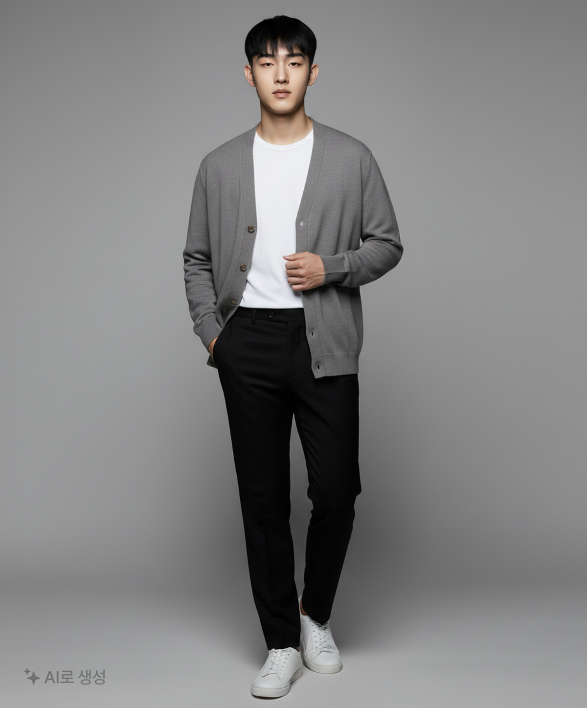 로건(LOGAN) 카디건 L