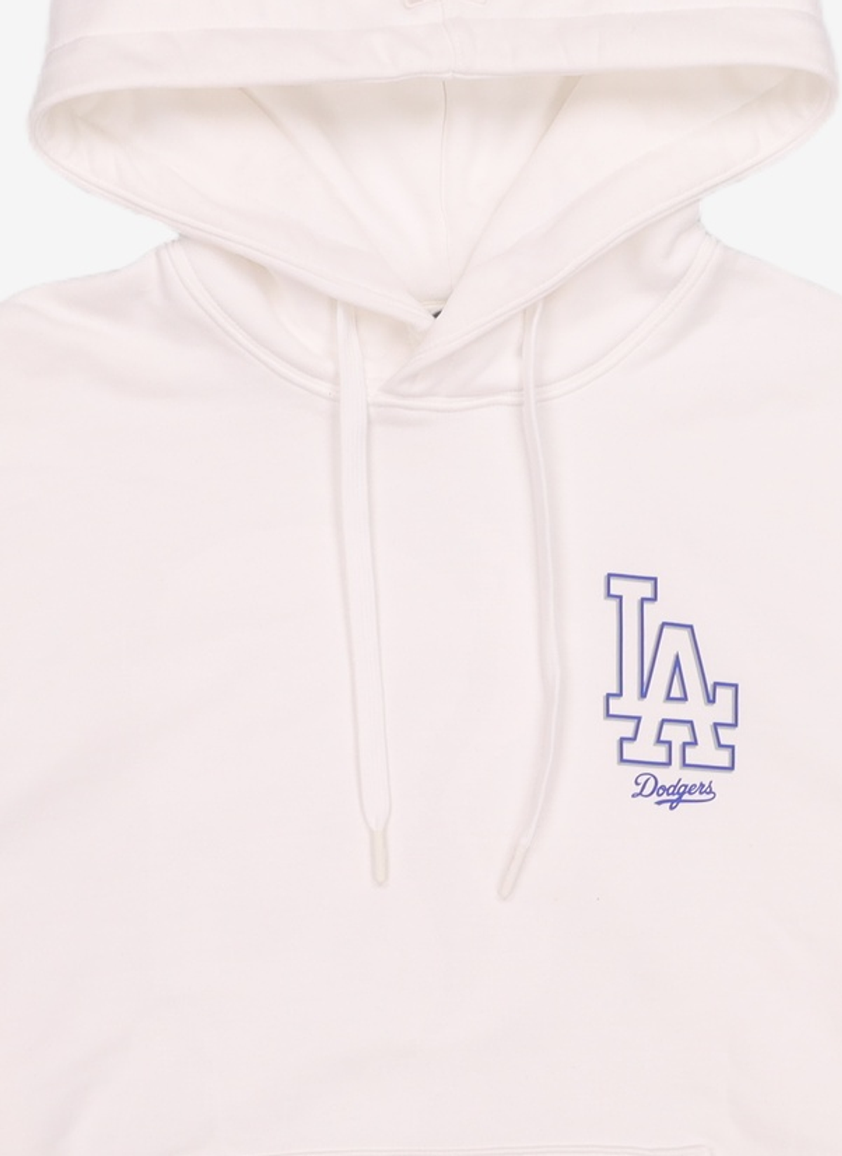 엠엘비(MLB) 베이직 메가로고 오버핏 후드티 LA (White) 100