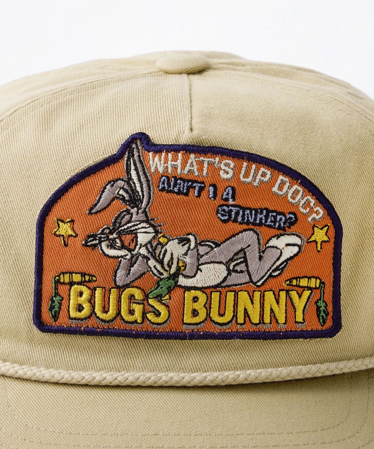아웃스탠딩(OUTSTANDING) [LOONEY TUNES] COTTON CAP(WHATS UP DOC)_KHAKI