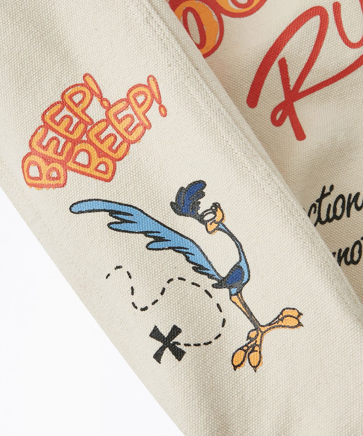 아웃스탠딩(OUTSTANDING) [LOONEY TUNES] NEWSPAPER BAG_ECRU