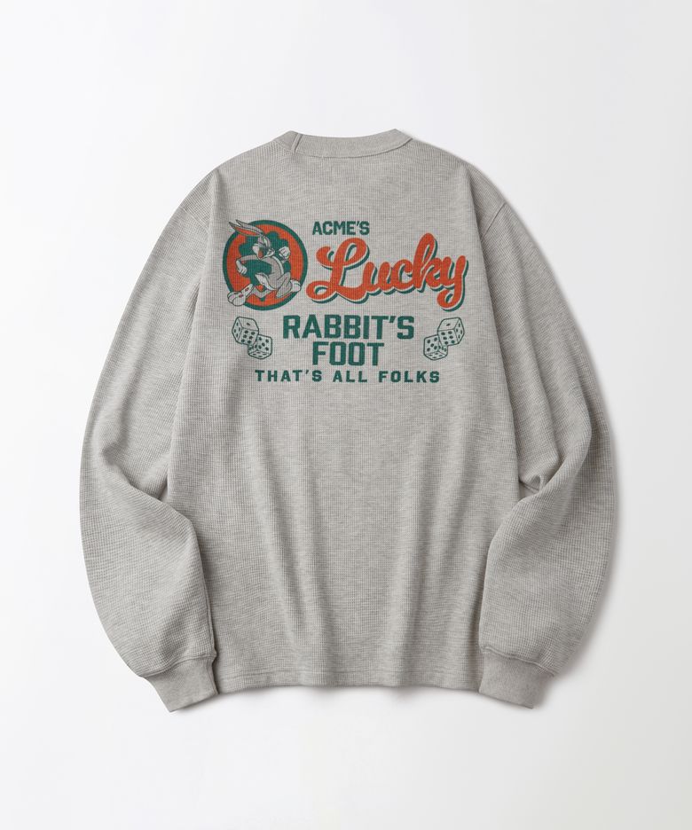 [LOONEY TUNES] LONG SLEEVE(LUCKY RABBITS FOOT)_1%MELANGE GRAY
