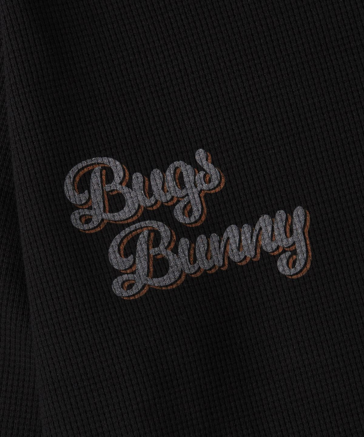 아웃스탠딩(OUTSTANDING) [LOONEY TUNES] LONG SLEEVE(LUCKY RABBITS FOOT)_BLACK