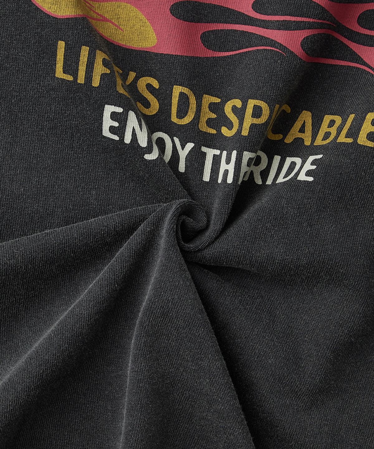 아웃스탠딩(OUTSTANDING) [LOONEY TUNES] LONG SLEEVE(BUGS BUNNY)_VINTAGE CHARCOAL