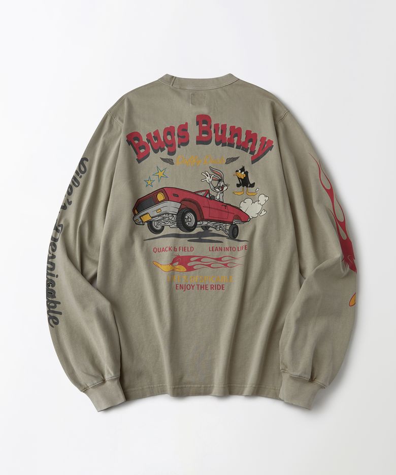 [LOONEY TUNES] LONG SLEEVE(BUGS BUNNY)_VINTAGE BEIGE