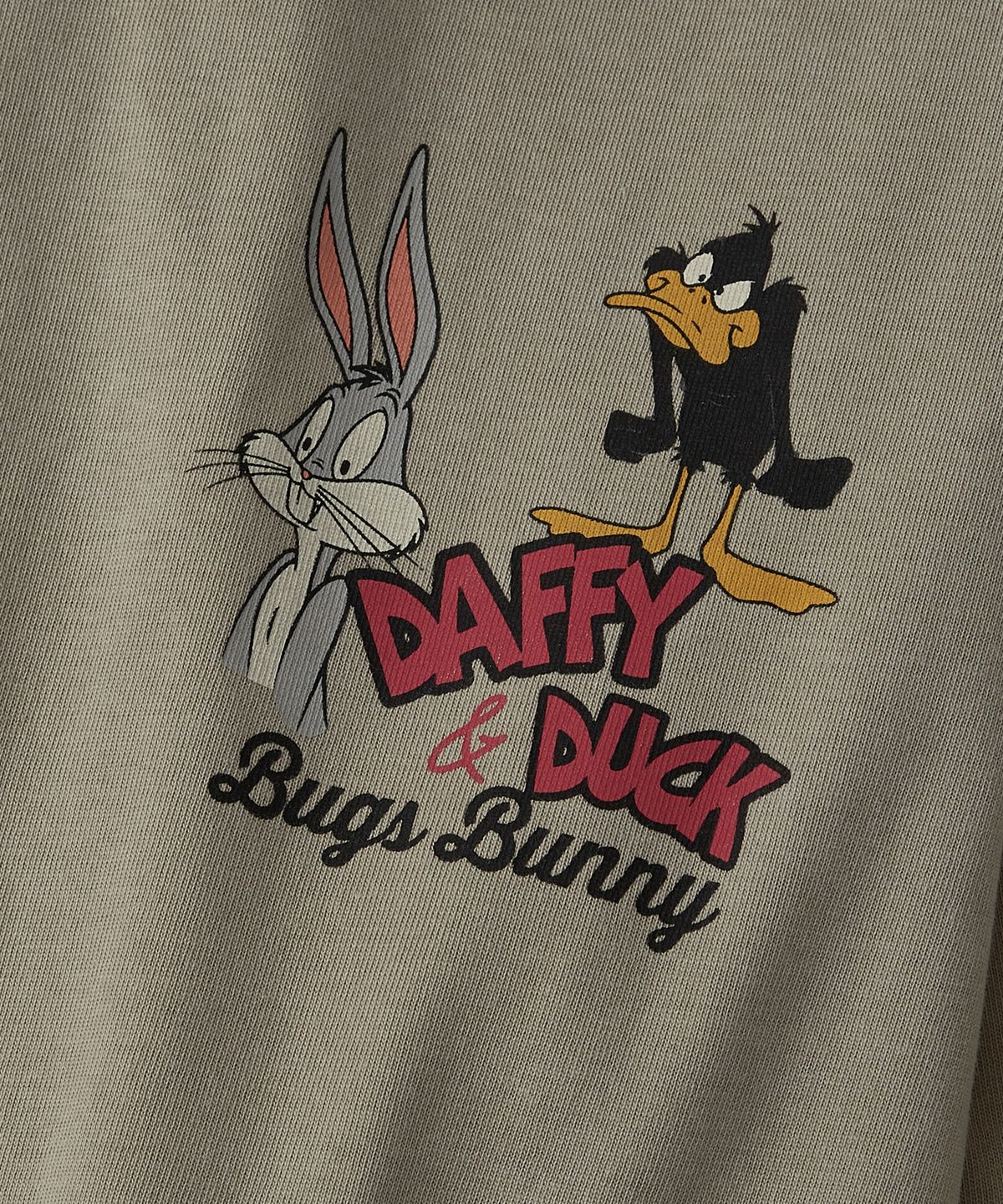 아웃스탠딩(OUTSTANDING) [LOONEY TUNES] LONG SLEEVE(BUGS BUNNY)_VINTAGE BEIGE