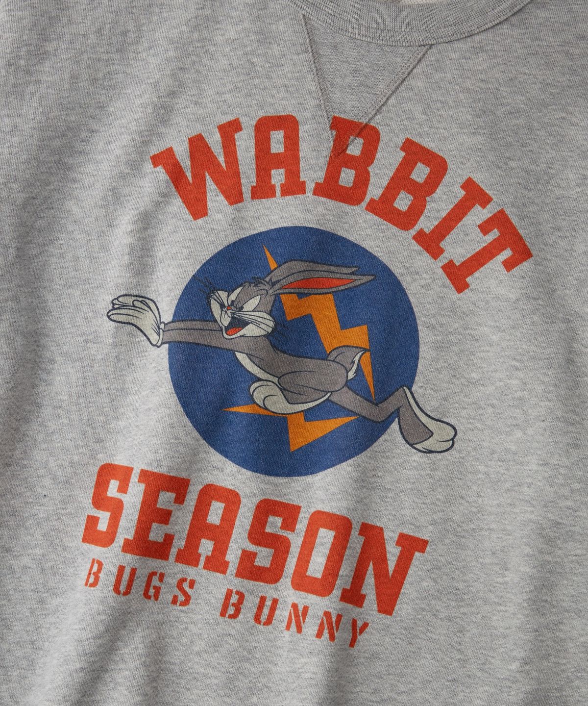 아웃스탠딩(OUTSTANDING) [LOONEY TUNES] SWEAT(WABBIT SEASON)_3%MELANGE GRAY
