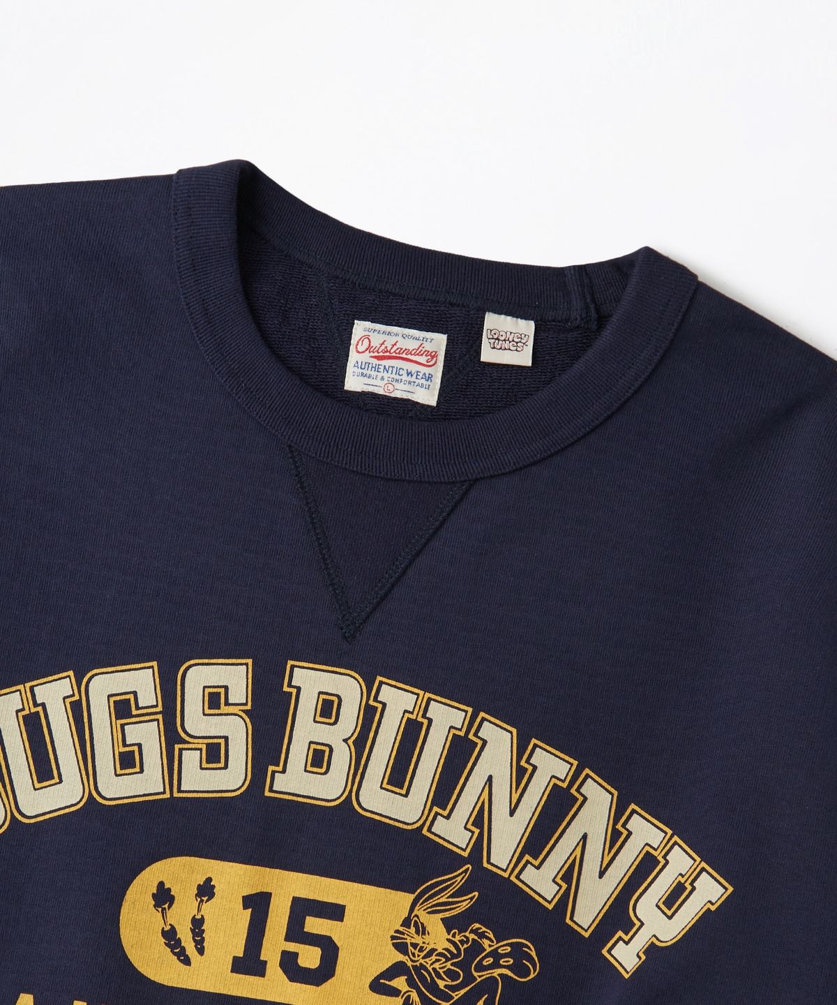 아웃스탠딩(OUTSTANDING) [LOONEY TUNES] SWEAT(BUGS BUNNY)_NAVY