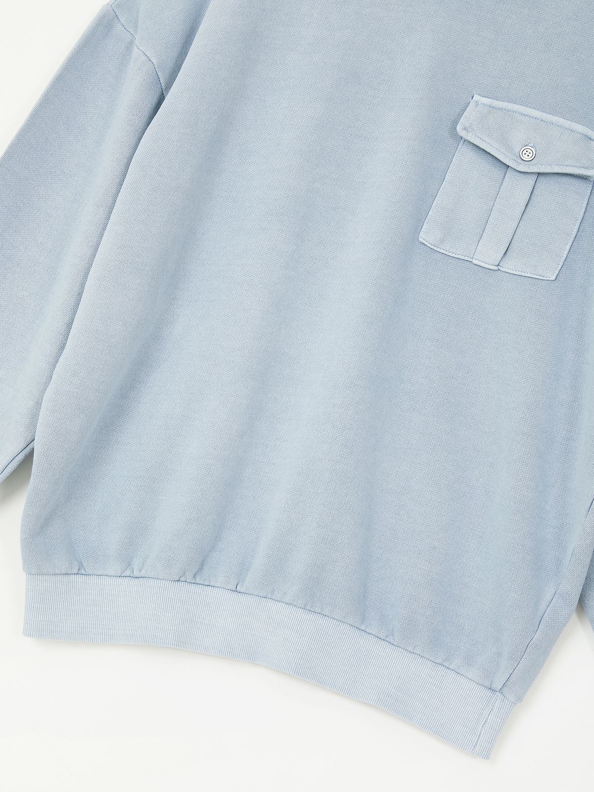이카룩(IKALOOK) 빅포켓 포인트 워싱 맨투맨 DD1FMLT120