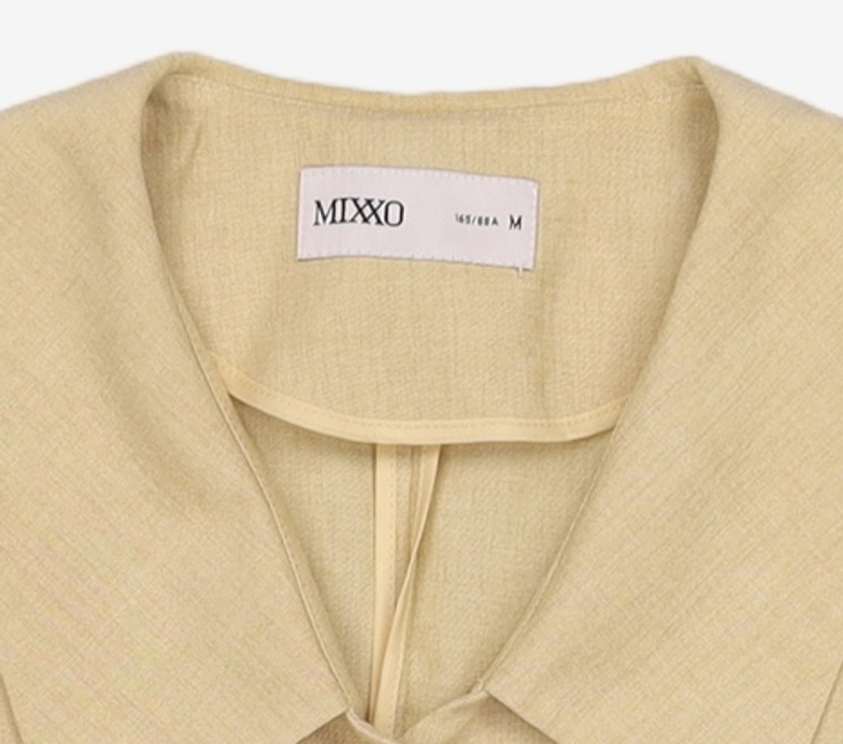 미쏘(MIXXO) [리오더]JKC433G RE 빅카라 숏 반팔 자켓 MIWJKC61QG M