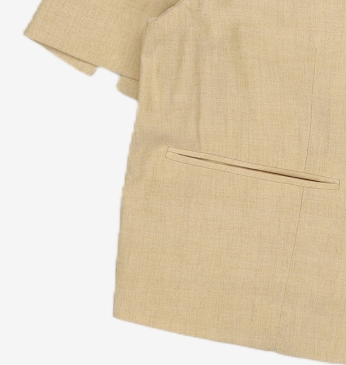 미쏘(MIXXO) [리오더]JKC433G RE 빅카라 숏 반팔 자켓 MIWJKC61QG M
