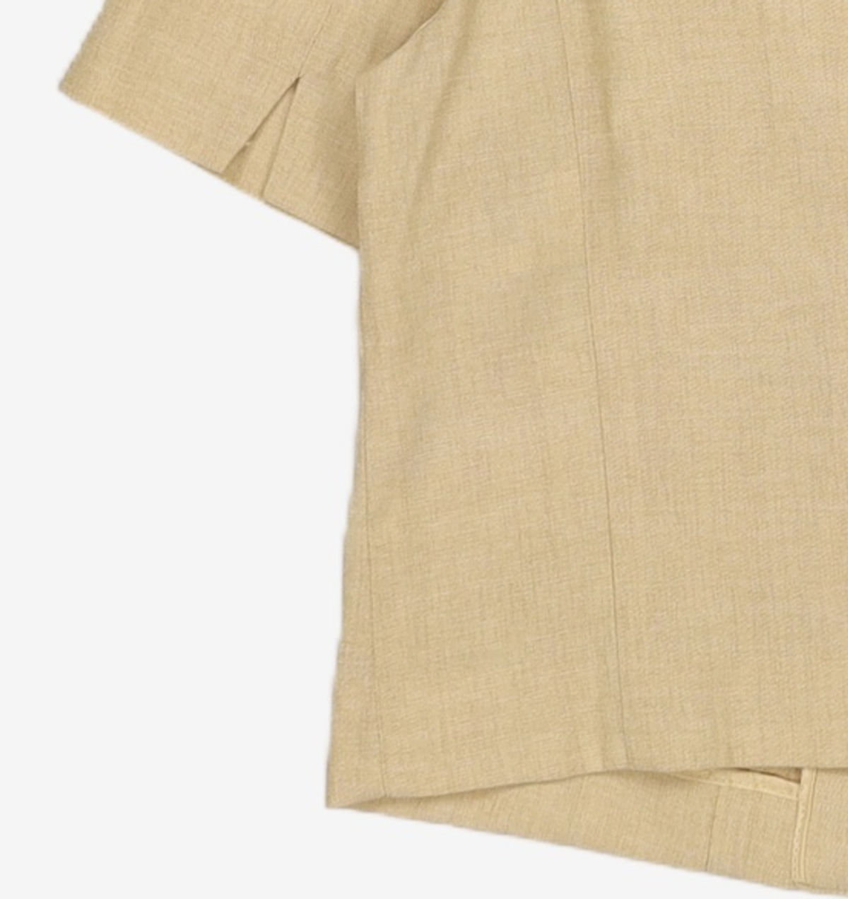 미쏘(MIXXO) [리오더]JKC433G RE 빅카라 숏 반팔 자켓 MIWJKC61QG M