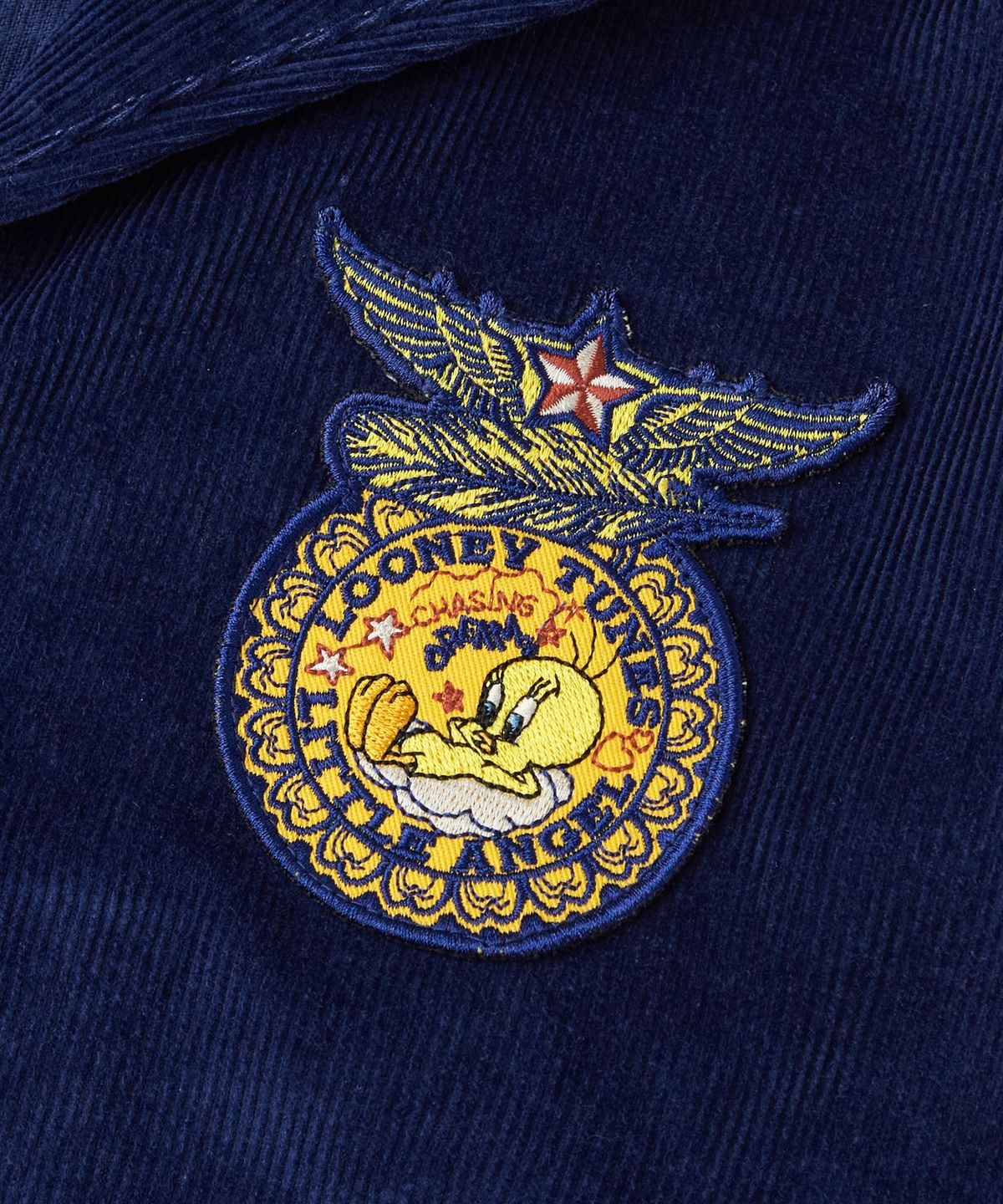 아웃스탠딩(OUTSTANDING) [LOONEY TUNES] FFA WORK JACKET_NAVY