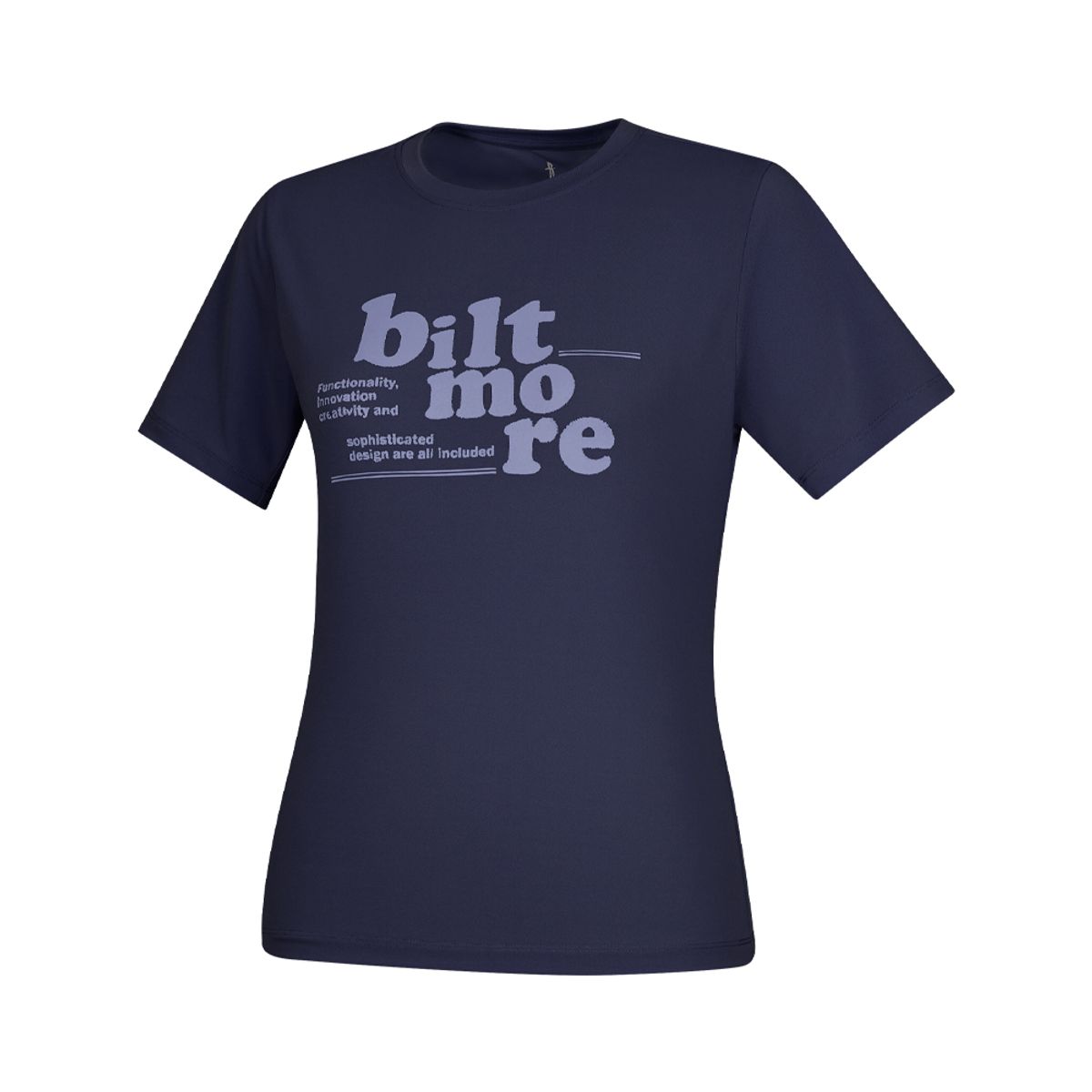 빌트모아(BILTMORE) 여성 쿨핏 베이직 라운드 반팔 티셔츠