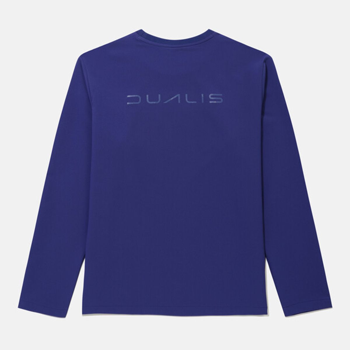 데상트(DESCENTE) 남성 스톰 플리스 백그래픽 맨투맨 블루 SR321DWH92