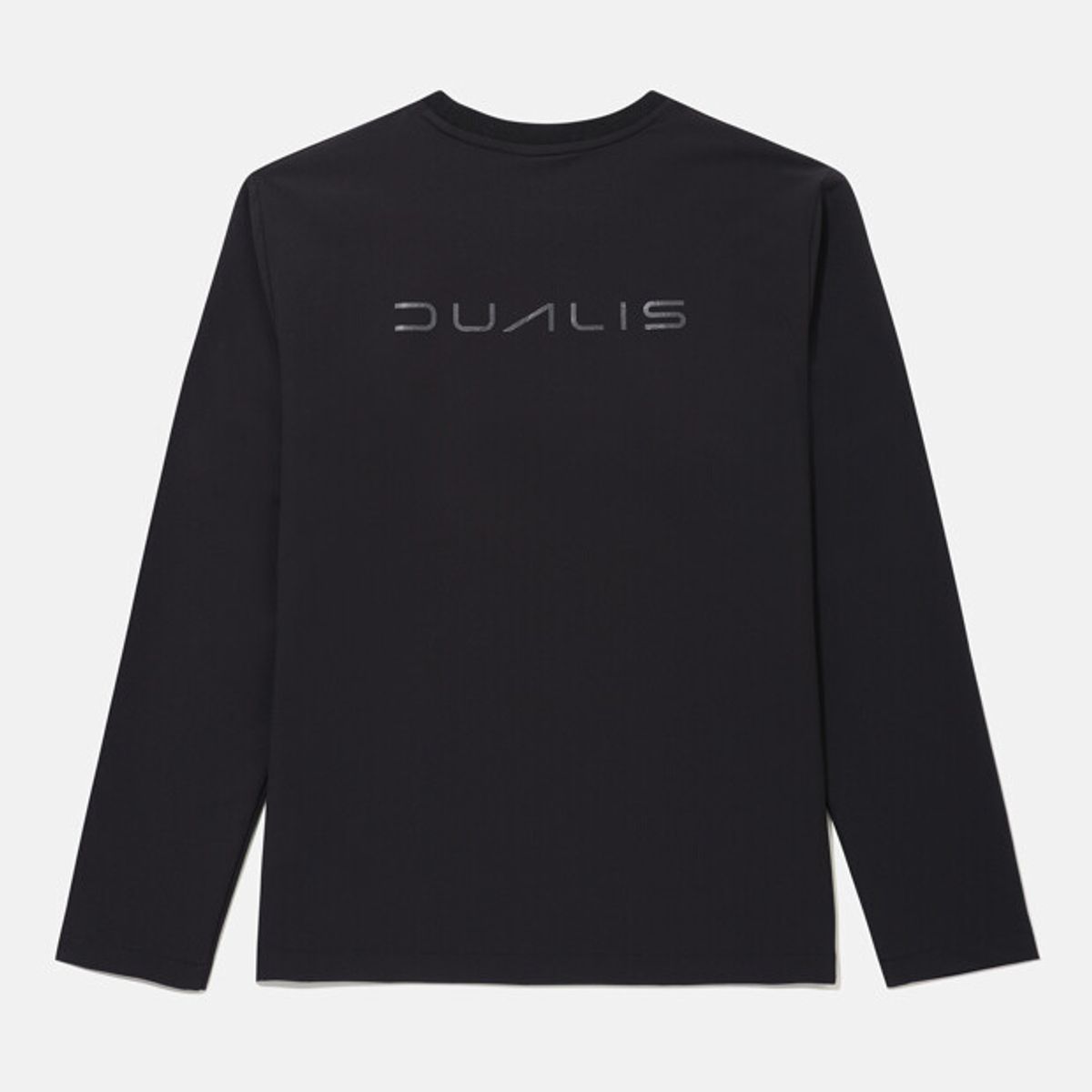 데상트(DESCENTE) 남성 스톰 플리스 백그래픽 맨투맨 블랙 SR321DWH92