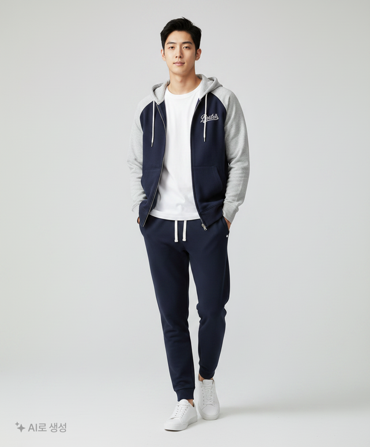 스파오(SPAO) 후드 집업 L