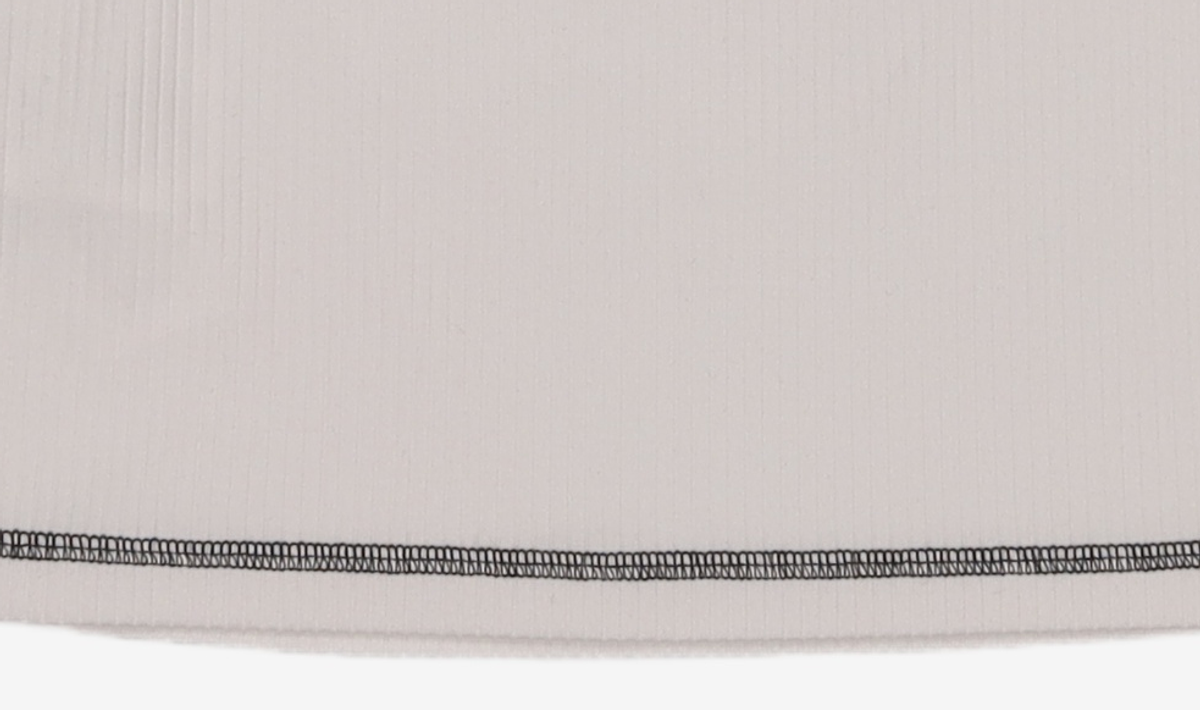 카이(KYE) RIB SLEEVELESS TOP_WHITE (KYOR2RSR03W) FREE