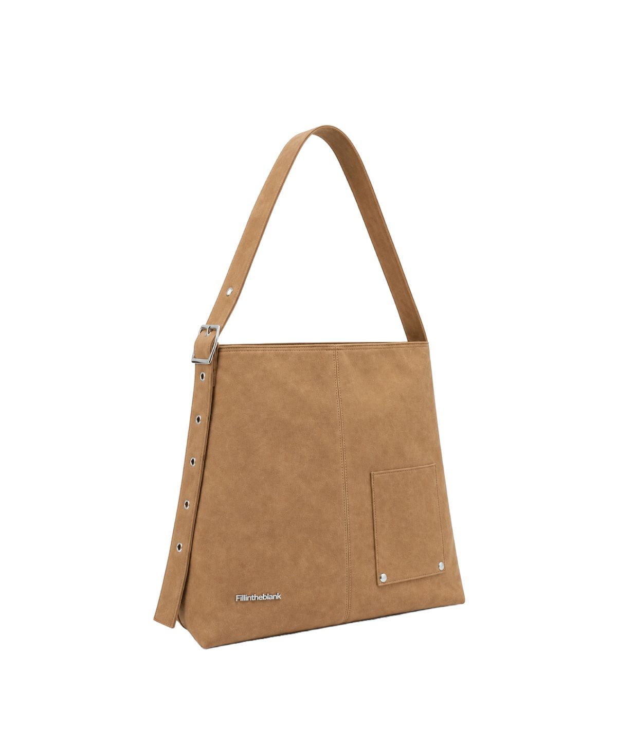 필인더블랭크(FILLINTHEBLANK) Suede Basket Bag(Camel)