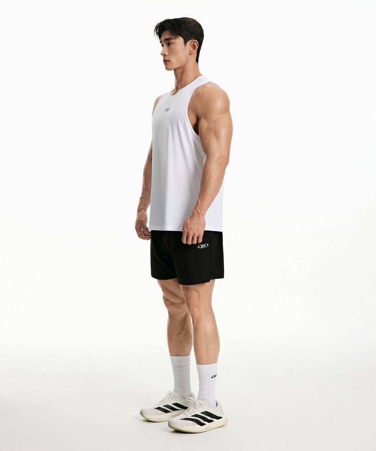 본투윈(BORN TO WIN) SYMBOL B TANK SLEEVELESS [WHITE]