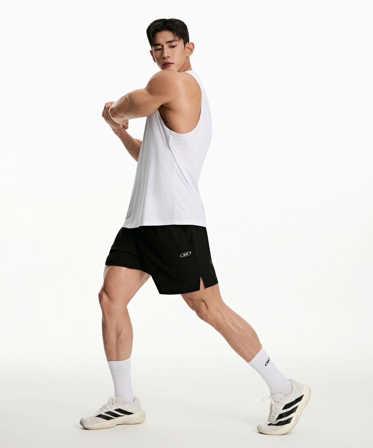 본투윈(BORN TO WIN) SYMBOL B TANK SLEEVELESS [WHITE]