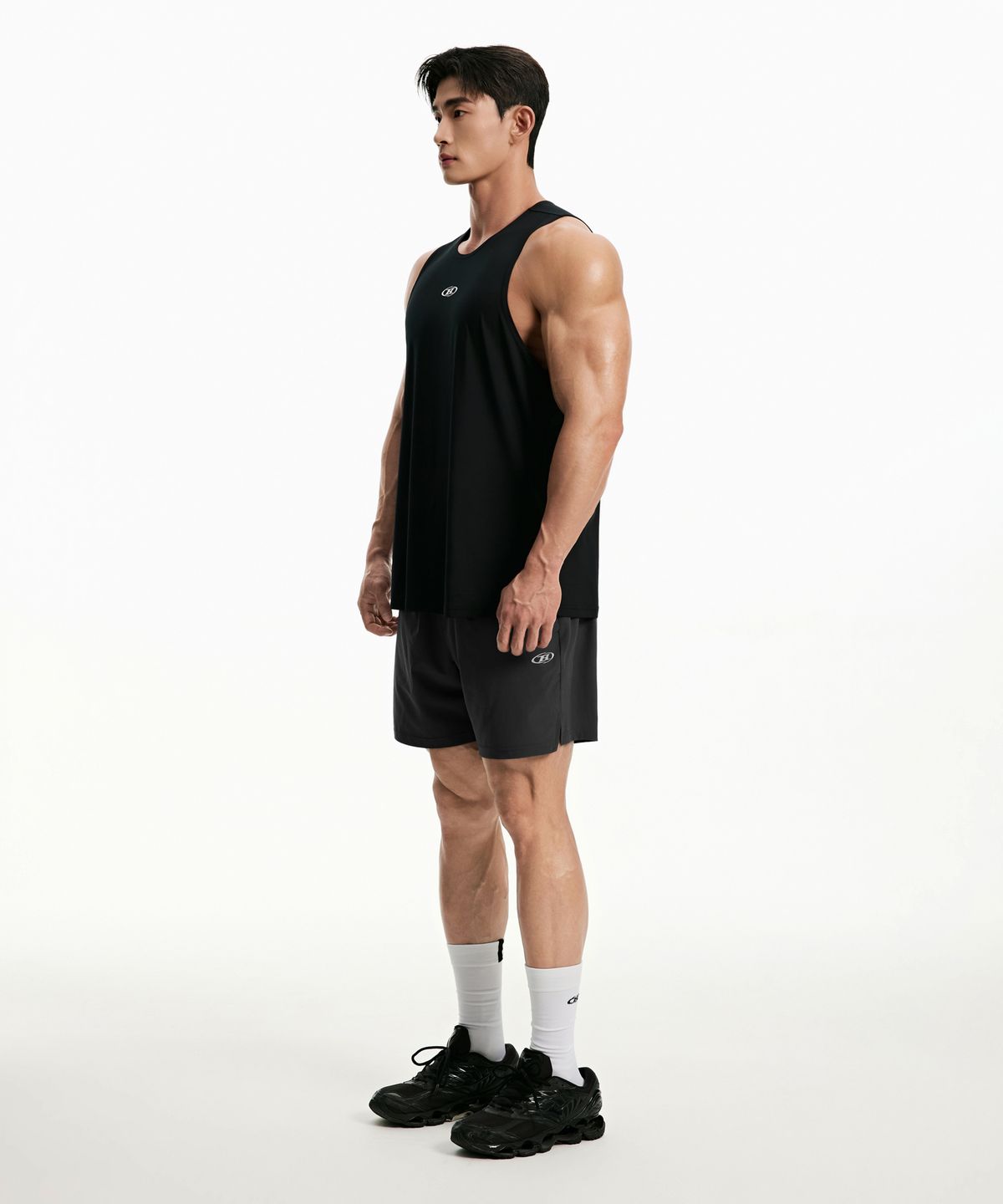 본투윈(BORN TO WIN) SYMBOL B TANK SLEEVELESS [BLACK]