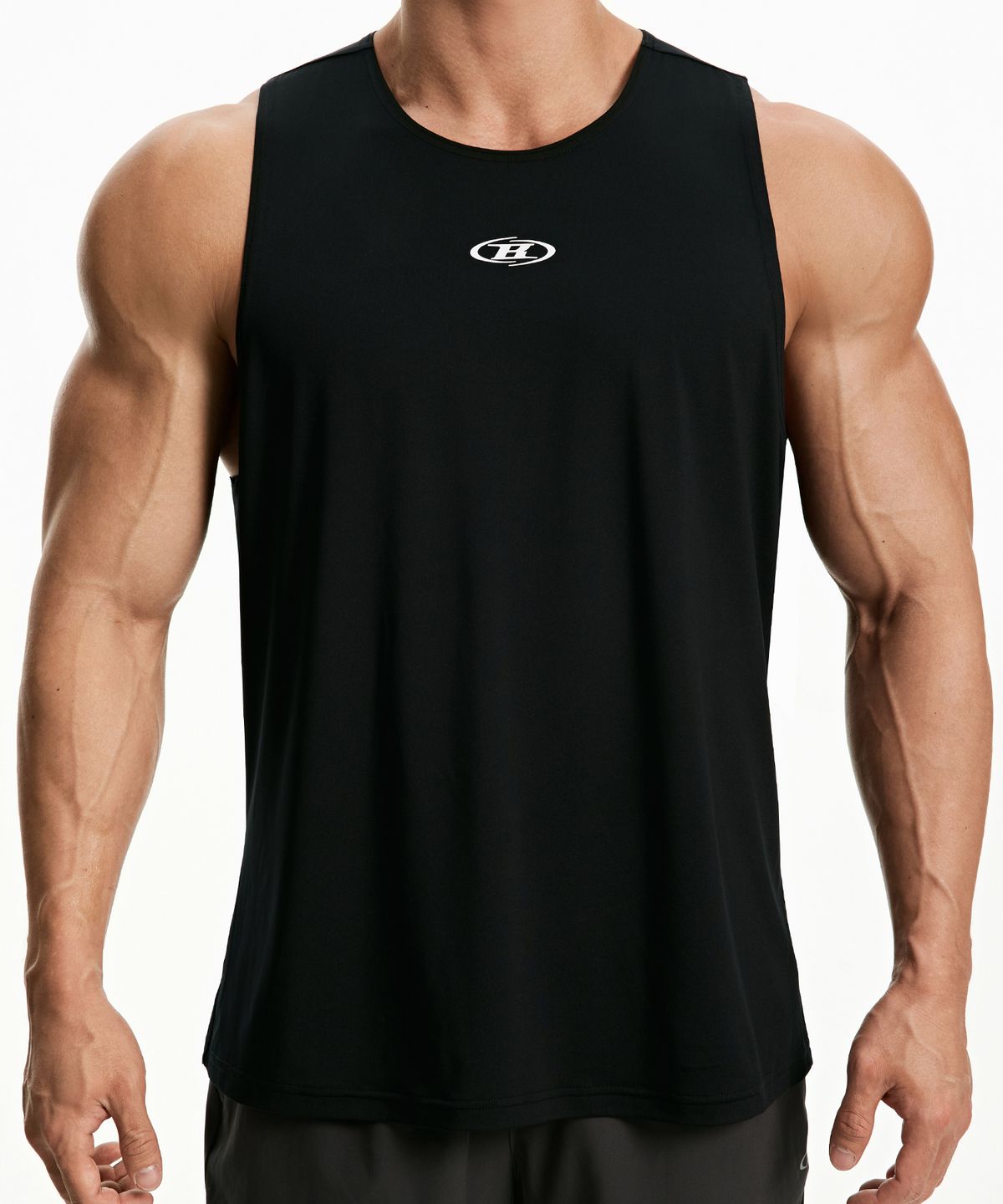 본투윈(BORN TO WIN) SYMBOL B TANK SLEEVELESS [BLACK]