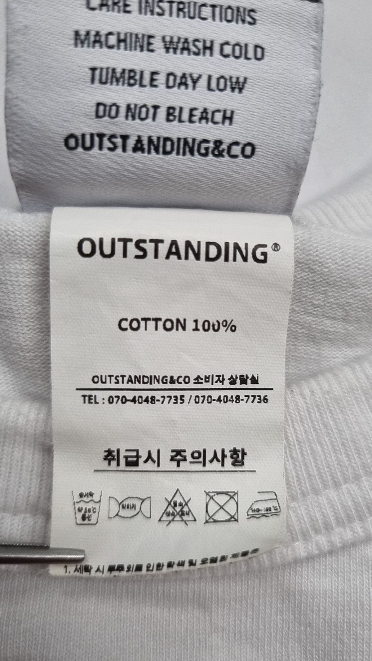 아웃스탠딩(OUTSTANDING) 반소매 티셔츠 M