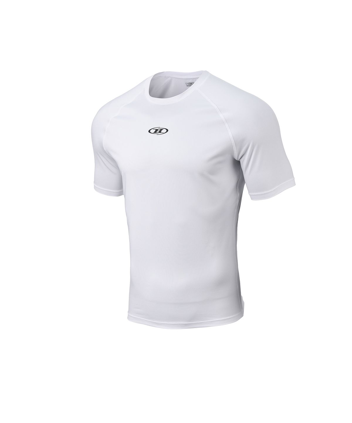 본투윈(BORN TO WIN) SYMBOL B COMPRESSION SHORT SLEEVE [WHITE]