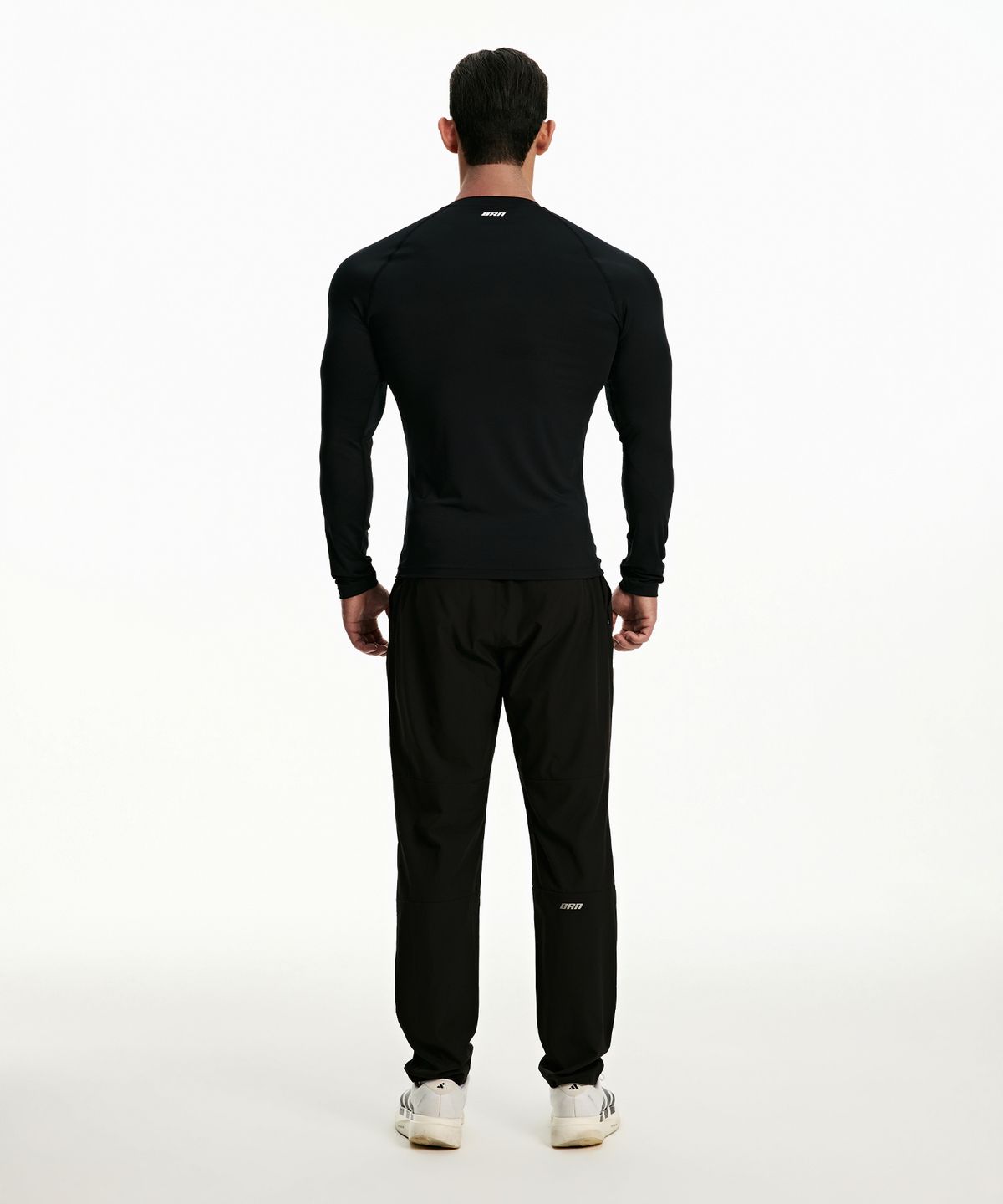 본투윈(BORN TO WIN) SYMBOL B COMPRESSION LONG SLEEVE [BLACK]