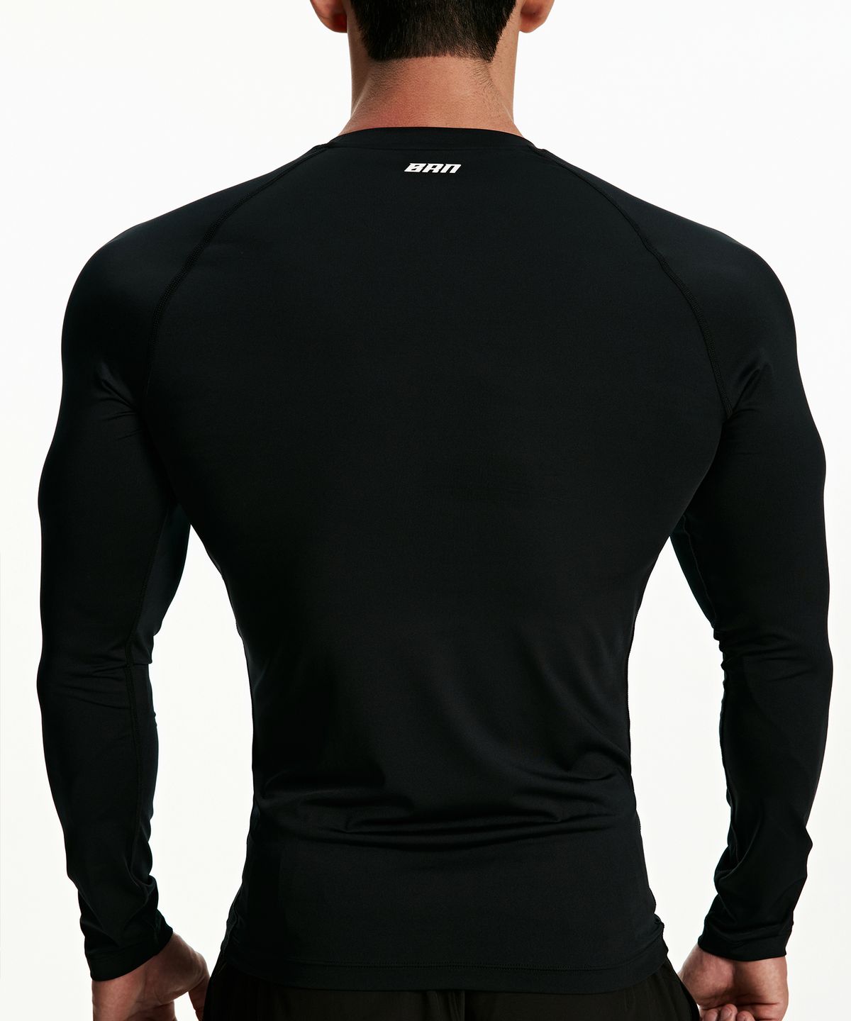 본투윈(BORN TO WIN) SYMBOL B COMPRESSION LONG SLEEVE [BLACK]