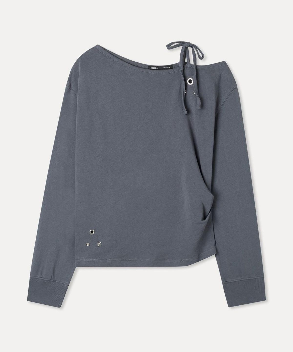 미쏘(MIXXO) 아일렛 원숄더 티셔츠_MIWLWGT34A