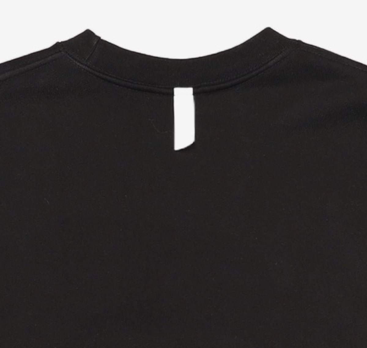 노매뉴얼(NOMANUAL) D.R LOGO SWEATSHIRT - BLACK L