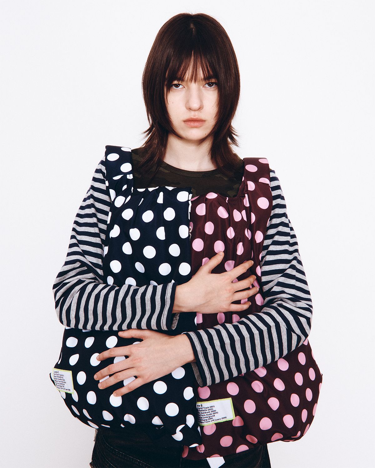 더뮤지엄비지터(THEMUSEUMVISITOR) DOT UTILITY VOLUME BACKPACK (NAVY)