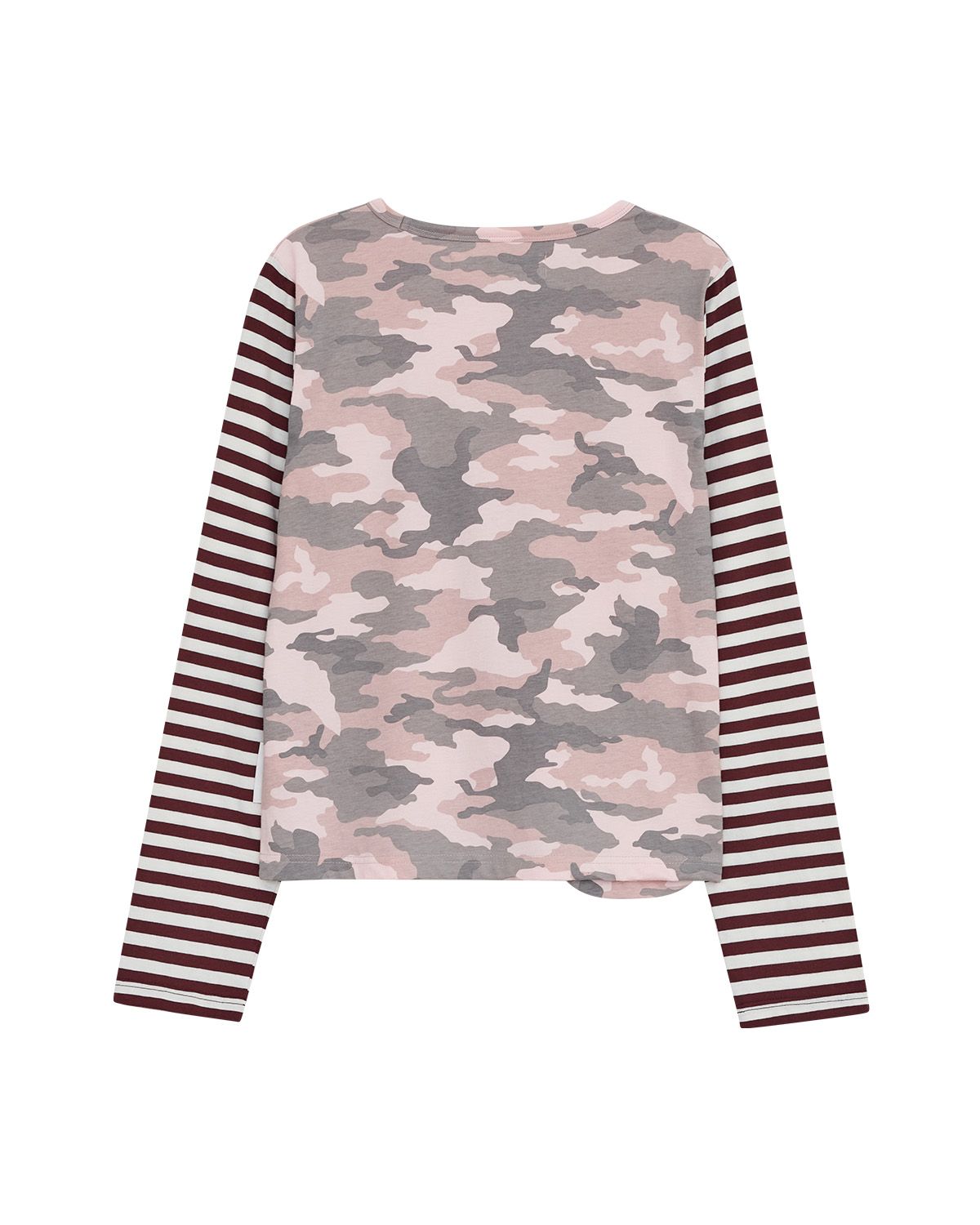 더뮤지엄비지터(THEMUSEUMVISITOR) W CAMO POCKET LONG SLEEVE (PINK CAMO)