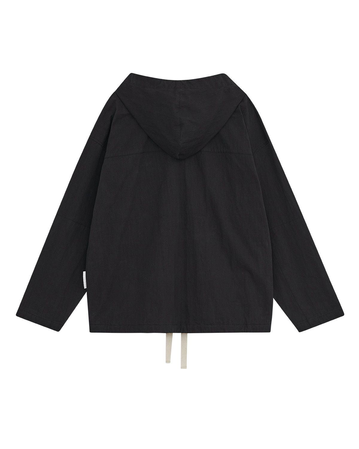 더뮤지엄비지터(THEMUSEUMVISITOR) UTILITY POCKET ANORAK JACKET (BLACK)