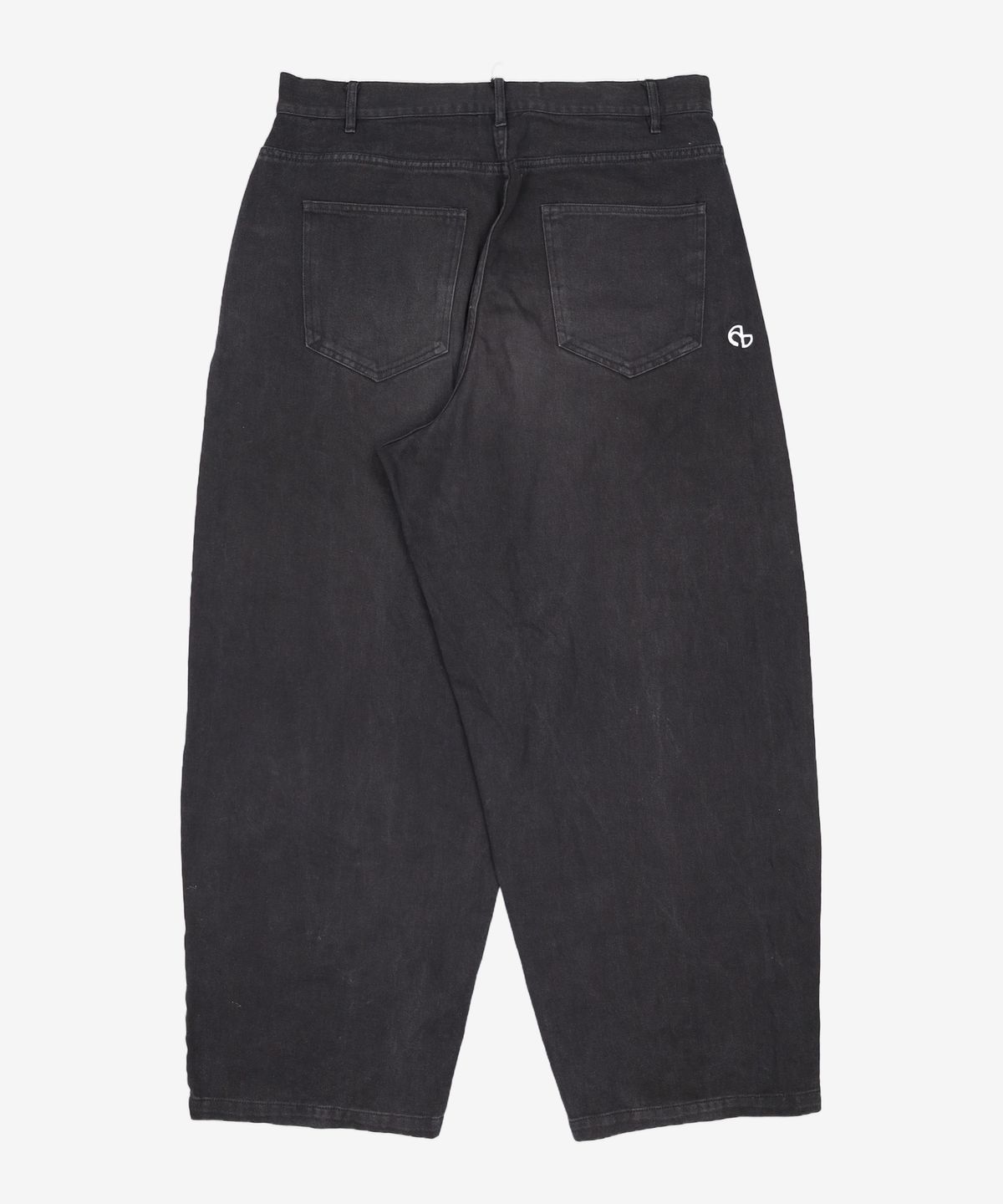 노매뉴얼(NOMANUAL) SYMBOL WIDE PANTS - BLACK L