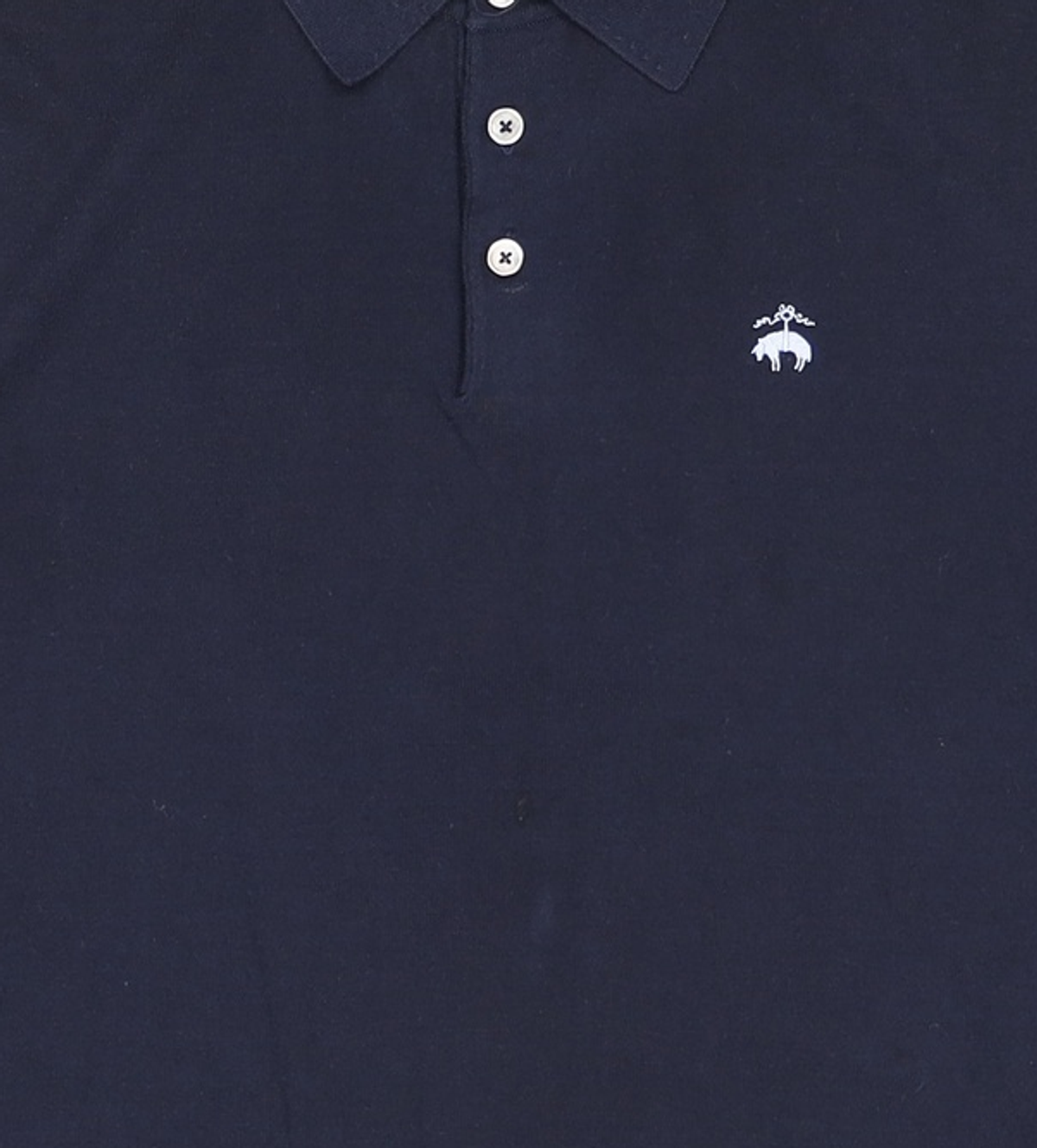 브룩스 브라더스(BROOKS BROTHERS) 코튼 폴로 반팔 스웨터 (네이비) (BBWTMOG202) L