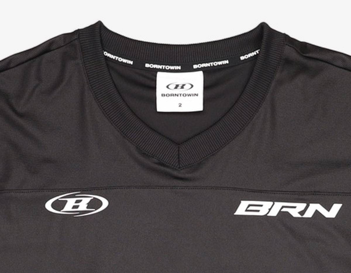 본투윈(BORN TO WIN) NUMBER 00 RUGBY JERSEY T-SHIRTS [BLACK] 2
