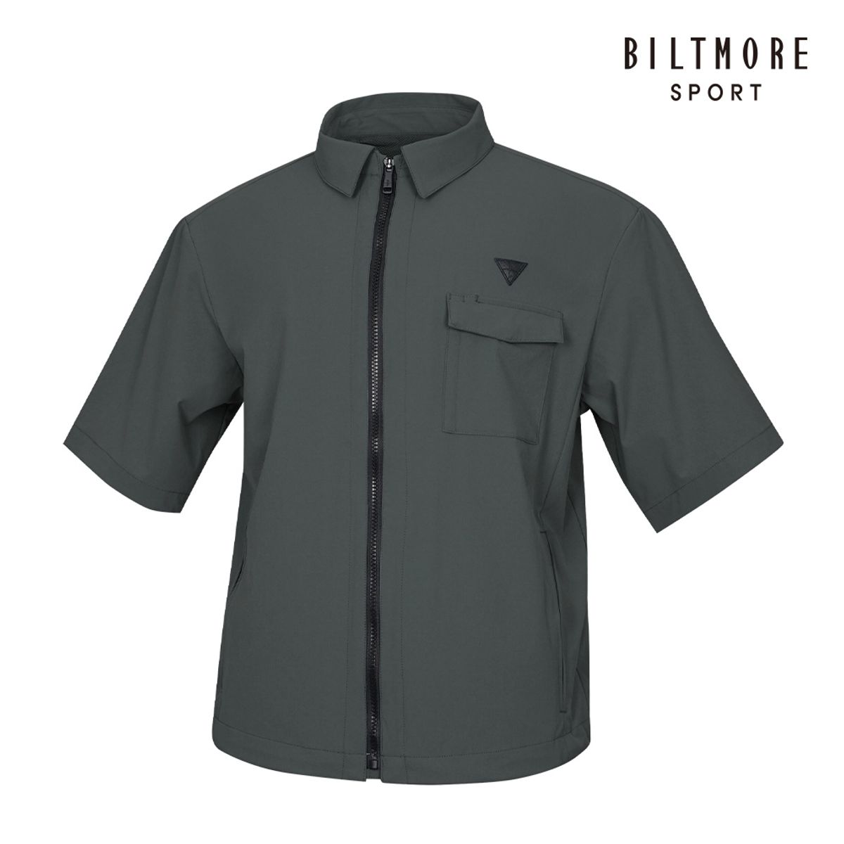 빌트모아(BILTMORE) 남성 경량 나일론 와펜 하프 윈드브레이커