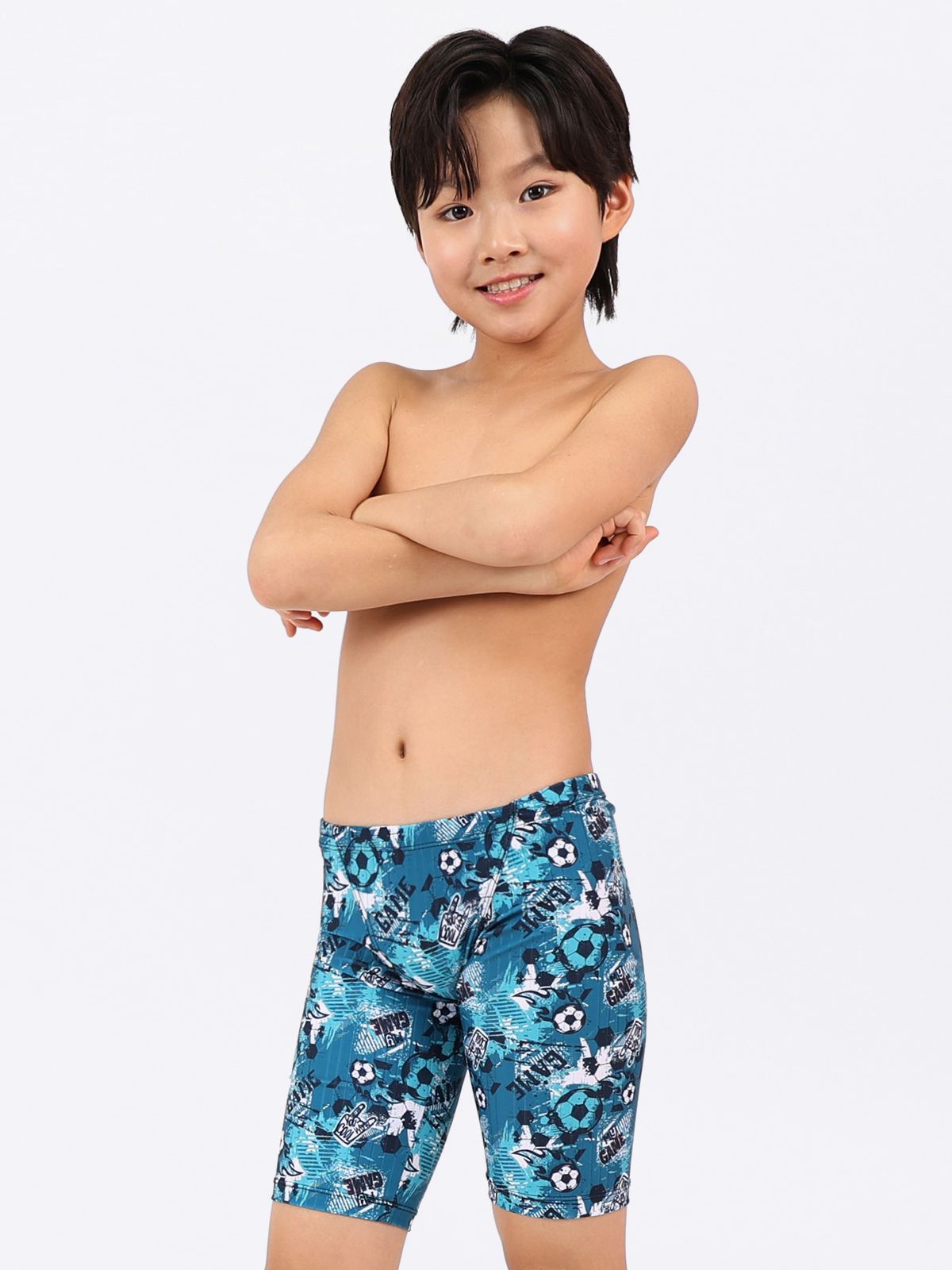 아쿠아티카(AQUATICA) 남아동 수영복 BBK103 선수용수경6종세트