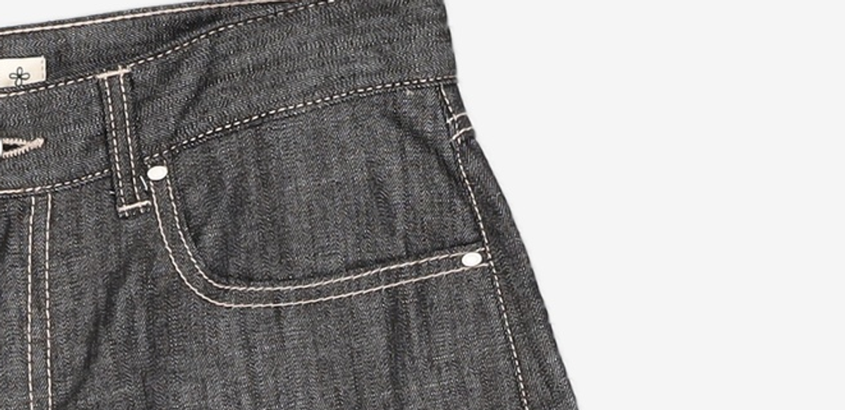 마틴플랜(MARTIN PLAN) Martin Half Denim - BLACK M