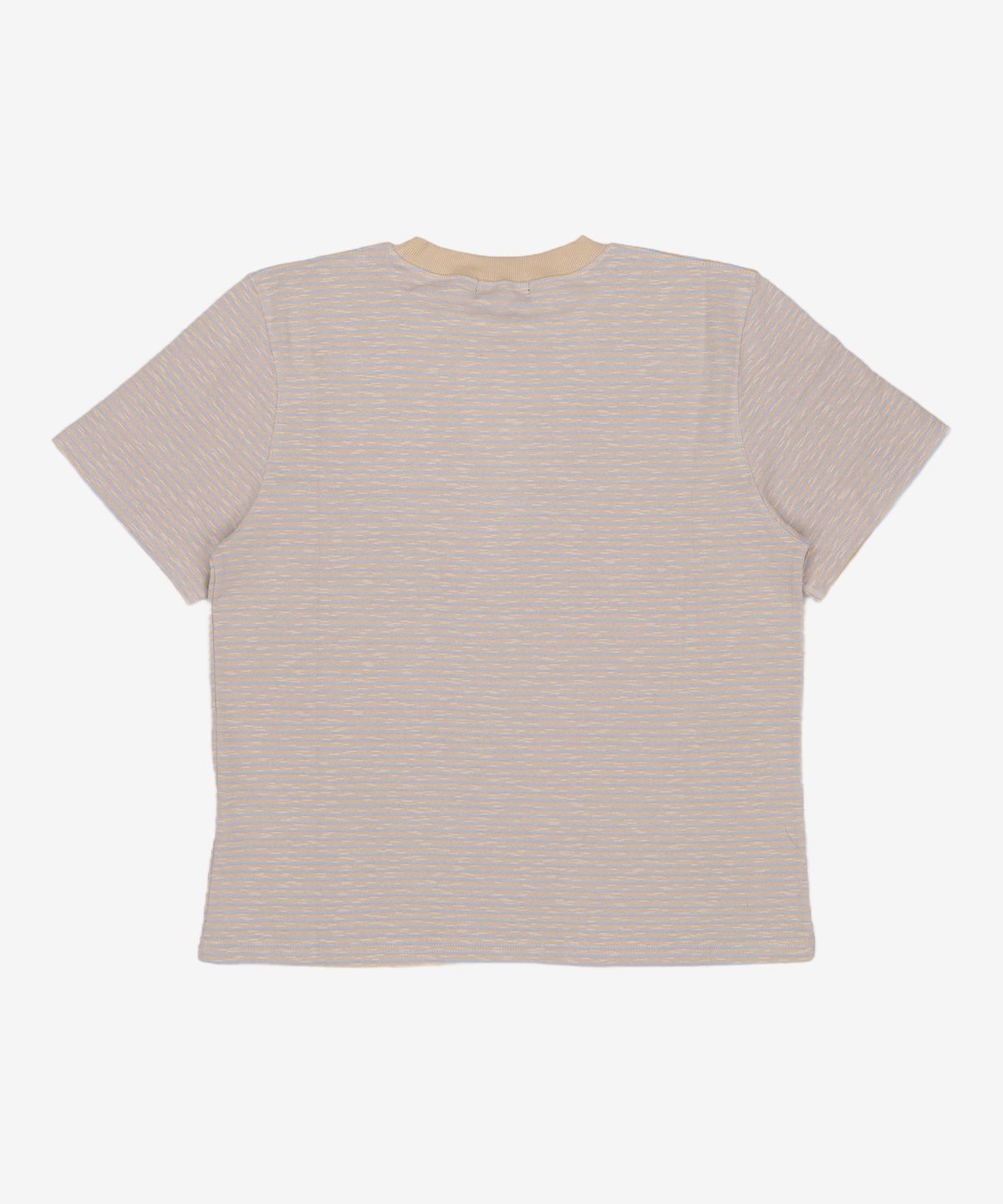 오가프(OGARP) Stripe Eagle Patch Tee Beige 2
